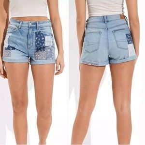 American Eagle Outfitters Patchwork Shorts